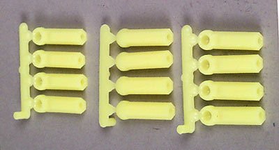 końcówki drążków długie 4,3mm - żółte