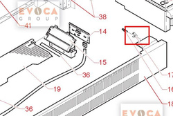 spinka pod pin maskownicy Necta 094073
