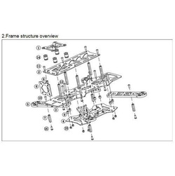 rama węglowo-szklana quadrokopter Night Hawk 250 Pro V2