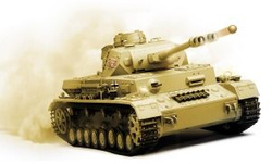 czołg 1:16 DAK Panzer IV F1 Tank Desert - V.6