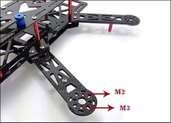 rama węglowo-szklana quadrokopter Night Hawk 250 Pro V2