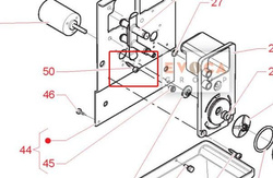 śruba silnika miksera M4x7 - 261068