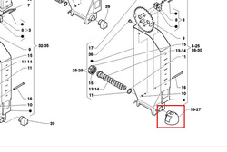 grzybek z okrągłym otworem  0V1536