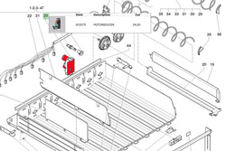 silnik sprężyny 0V0075 ( zamiennik )