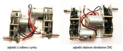 para przekładni stalowych do modeli 1/16 - krótkie