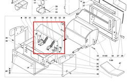 przedłużona kratka komory odbioru +30 mm -  0V3584z