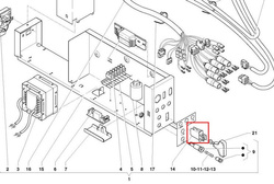 wyłącznik serwisowy automatu   097796 ( używany )