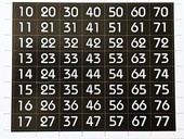 numerki Necta - czarne 0V3504