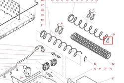wypychacz prawej sprężyny 0V0098